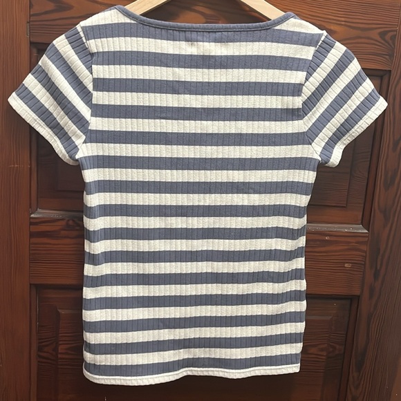 Madewell Ribber Sweetheart Tee size Small - Picture 5 of 5